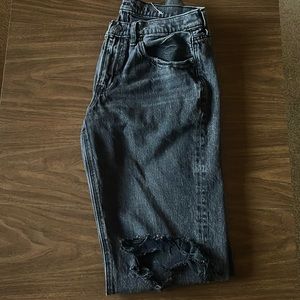 American eagle low rise 90’s straight jeans 8 short no stretch